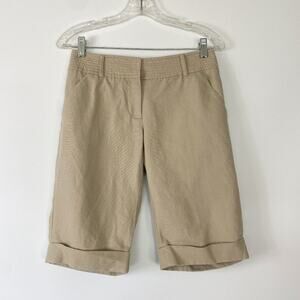 DIANE von Furstenberg Linen Blend Bermuda Boy Shorts NWT